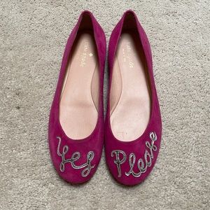 Kate spade yes please flats
